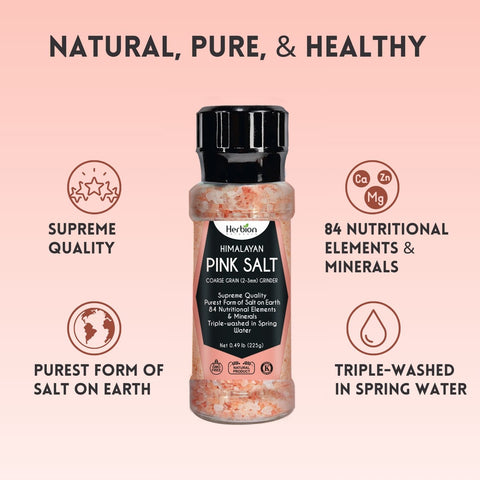Himalayan Pink Salt Grinder (0.49 lbs)