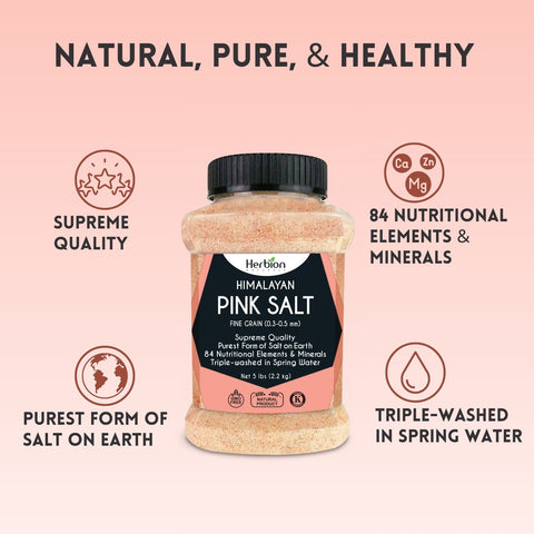 Himalayan Pink Salt Jar (5 lbs)