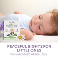 Herbion Baby Chest Rub provides peaceful nights for babies with aromatic herbal oils.