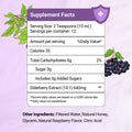 Supplement Facts of Herbion Elderberry Syrup with Honey
