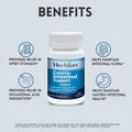 Herbion Gastro-intestinal Support Capsules provides relief in upset stomach, helps maintain intestinal flora, provides relief in occasional acid reflux, and helps maintain gastro-intestinal health 
