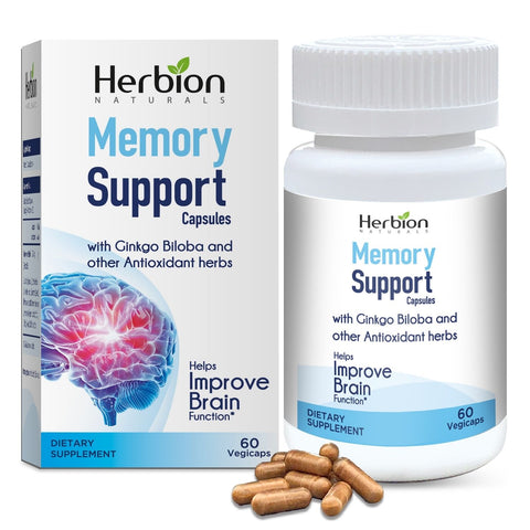Herbion Memory Support Capsules is a potent blend of Ginkgo Biloba and other Antioxidant herbs to help improve brain function