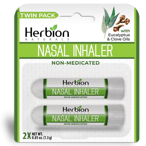 Herbion Non-Medicated Nasal Inhaler with Eucalyptus and Clove Oils