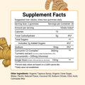 Supplement Facts of Herbion Turmeric Gummies