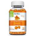 Herbion Turmeric Gummies with Ginger are plant-based gummies for Antioxidant and Anti-inflammatory response